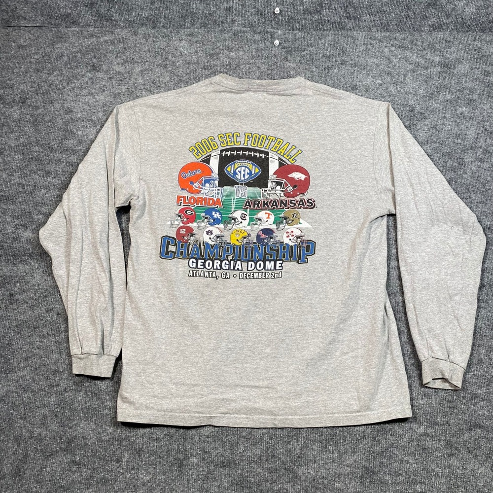 Gear For Sports 2006 SEC Football Championship Florida vs Arkansas Shirt Mens XL